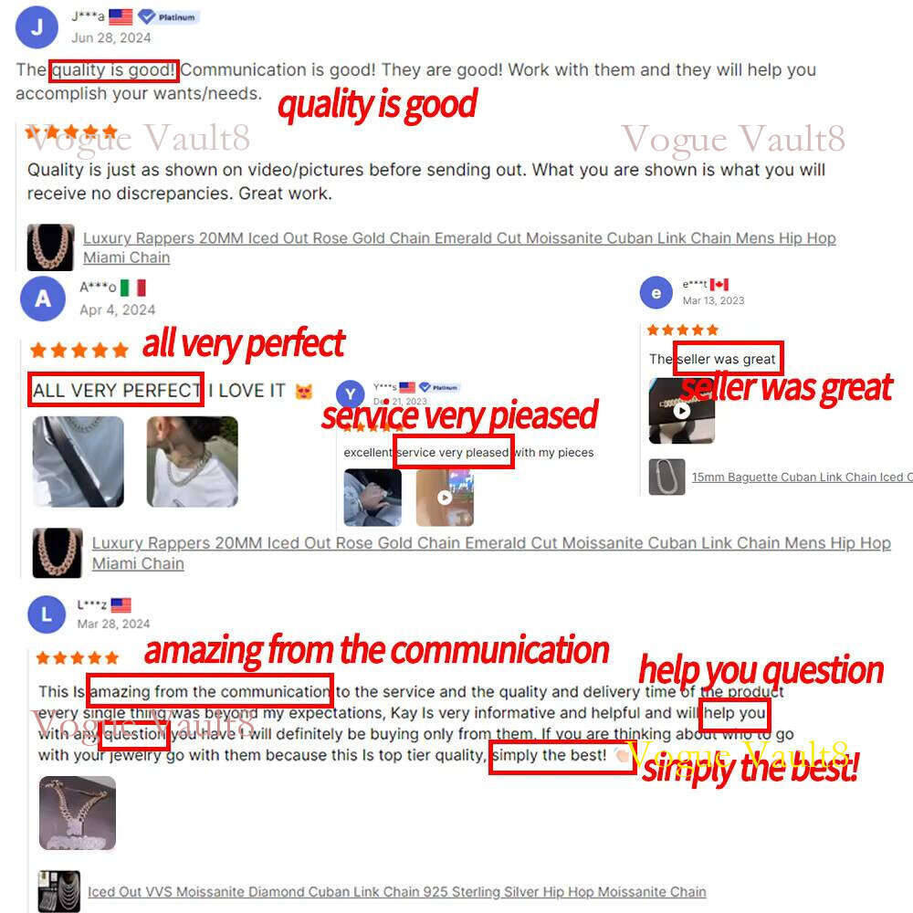 Hiphop 6mm Franco Necklace Bracelet Sterling Sier VVS Iced Out Moissanite Chain