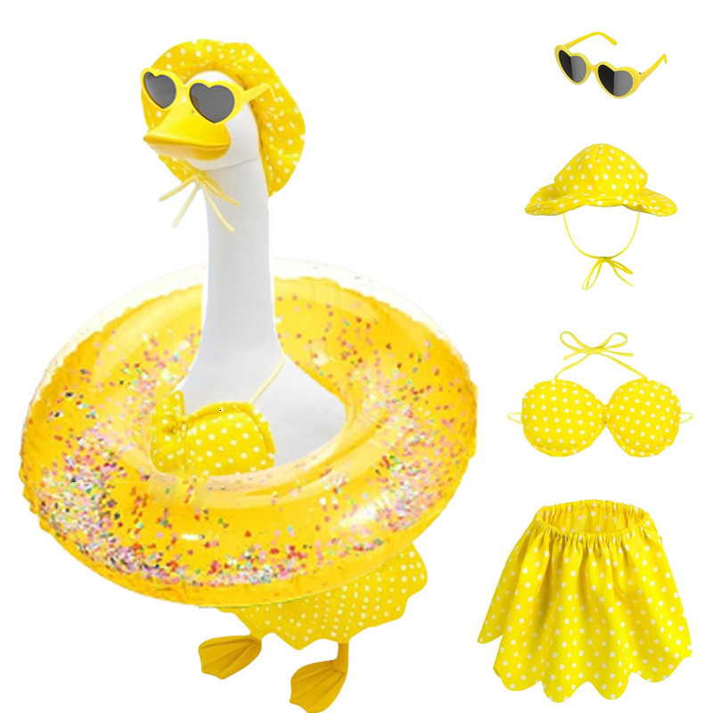 Raincoat style goose shaped clothes porch goose clothes courtyard goose outfit set 250508