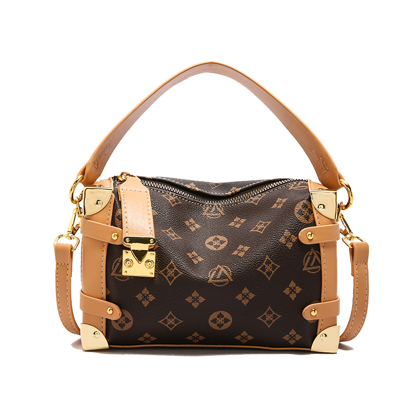 2025 New Ladies' Bags with a High - end Sense European and American - style Fashionable Box Bags Versatile and Elegant Ladies' Shoulder and 