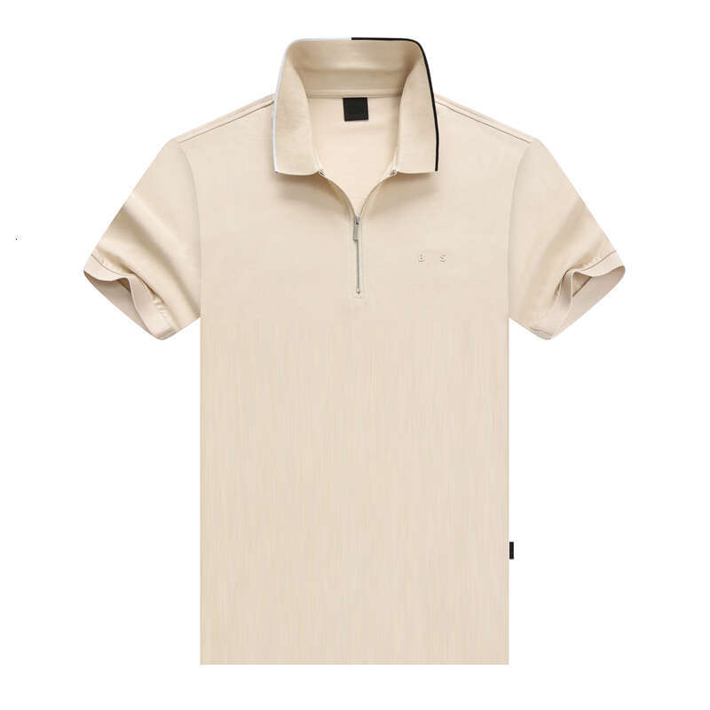 Polo Shirt Designer Mens Polos Tshirt Bosse Fashion Luxury Brand Casual Business Golf T-Shirt Pure Cotton Breathable Short Sleeves T Shirts Summer Top 1A63