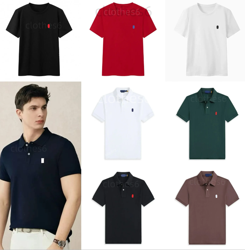 Designer t shirt Mens Poloss shirts Mens Tees Fashion Embroidery Womens Letter Pure Cotton T-shirt Black White Polos Summer Casual Short sleeve