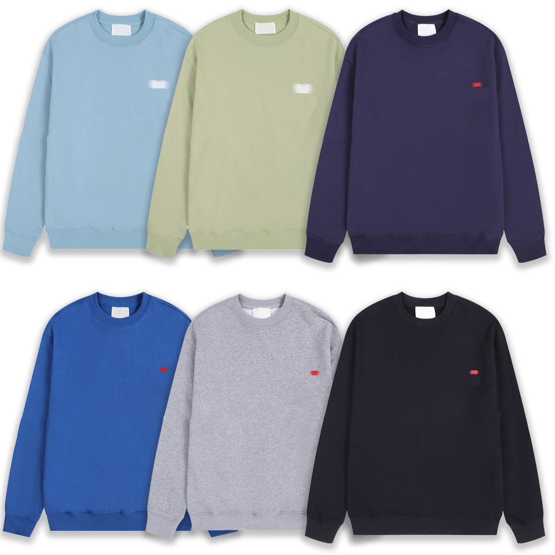 Men's Hoodies & Sweatshirts Designer men's crewneck color cotton sweatshirt autumn and winter new small heart pattern embroidered hoodie loose casual couple top