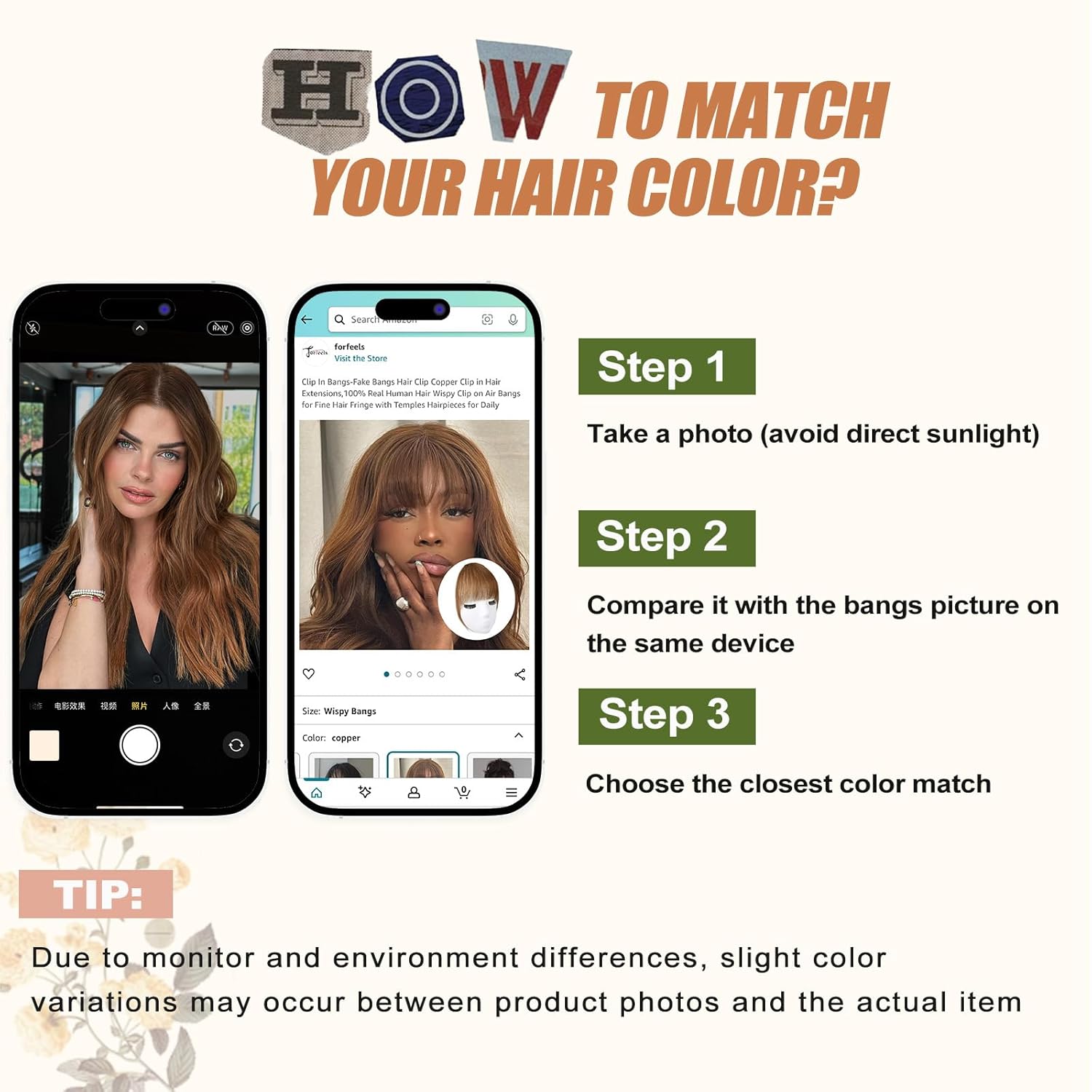 YK 100% real person hair clip style bangs full face shape suitable for curved bangs with temples suitable for daily wear with flowing air bangs