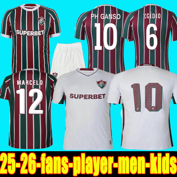 Soccer Jerseys Fluminense 25 26 FC MARCELO NINO FELIPE MELO G.CANO ARIAS FRANCA KENNEDY Home Away Football Shirt S- 2XL