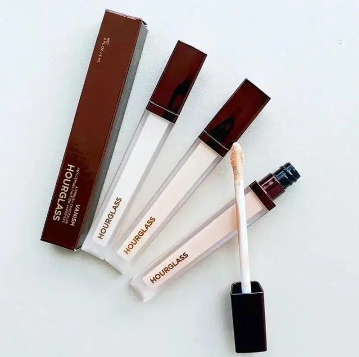 Hourglass Face Contour Concealers Cream Cotton Foundation 6ml Full Coverage Moisturizer Brighten Natural Nutritious Whitening Facial Makeup
