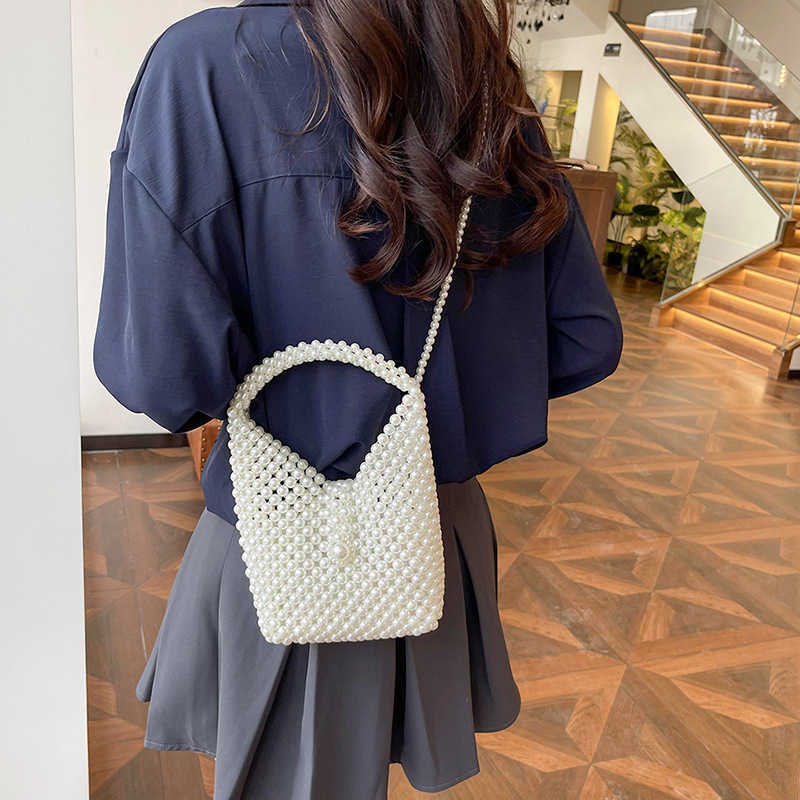 Beaded handbag for women 2025 new fashion versatile handbag accessories dinner bag casual chain crossbody bag