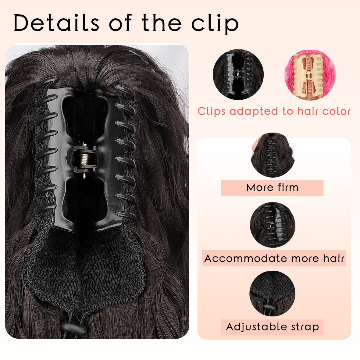 Easy-to-attach faux ponytail wigs are perfect for everyday use and a variety of styles