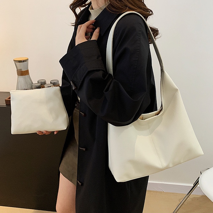 Totes Trendy Slouchy Bag Hobo PU Leather Tote Large Capacity Handbag Soft Crescent For Women Work Shopping Travel