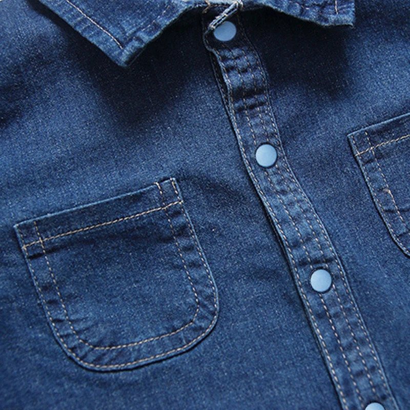 DIIMUU Baby Children Boys Clothes Rompers Toddler Kids Overalls Denim Pants Casual Jumpsuits Long Sleeve Fashion Trousers 250508