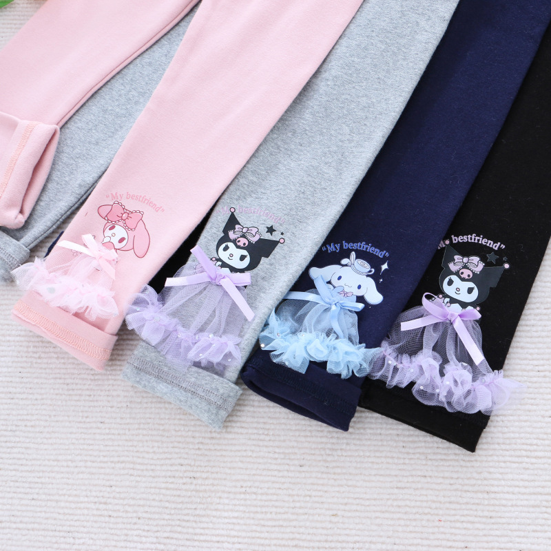 DISNEY Frozen Elsa princess kids designer clothes baby clothes autumn children clothes long pants elastic cartoon cute.