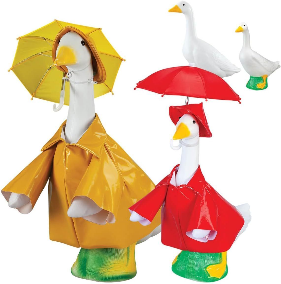 Raincoat style goose shaped clothes porch goose clothes courtyard goose outfit set 250508