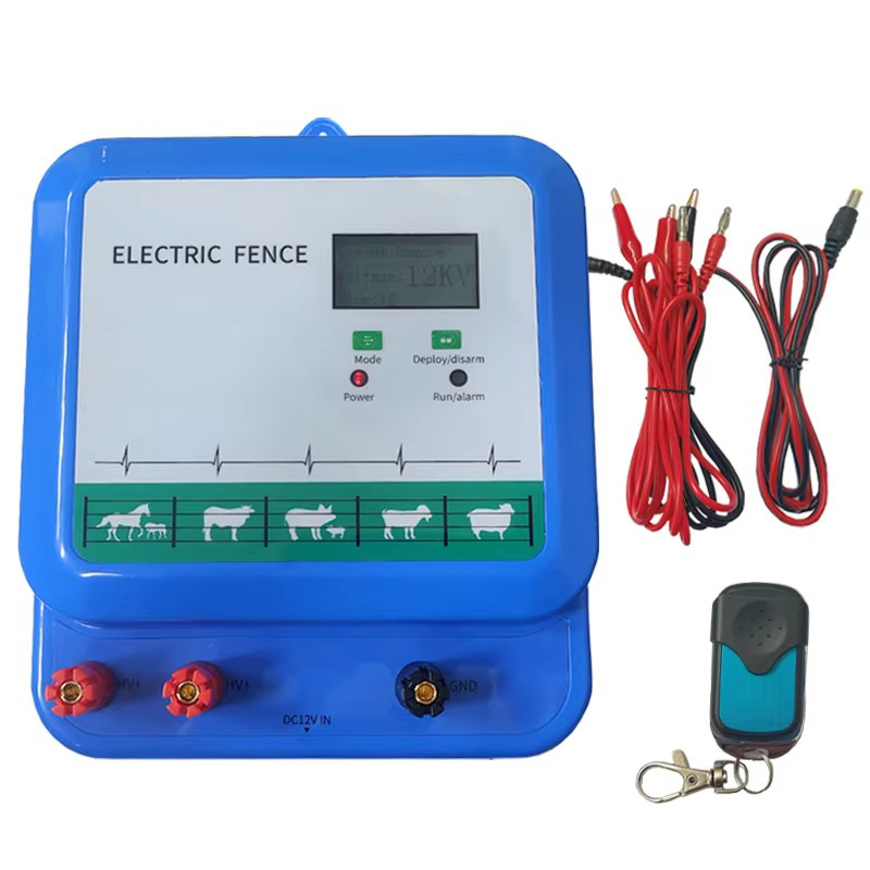 Electric Fence with Secure Pulses for Animal Containment & Protection- Durable Perimeter Security Fencing