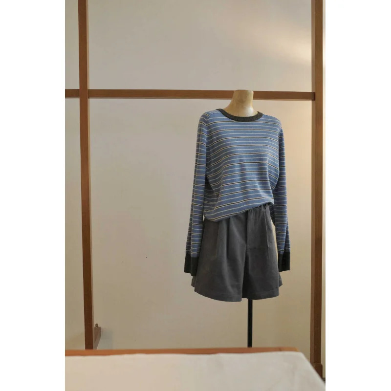 Corduroy Womens Shorts Summer Highwaisted smallASlimming fit Retro Washing Process Pants 250506Z