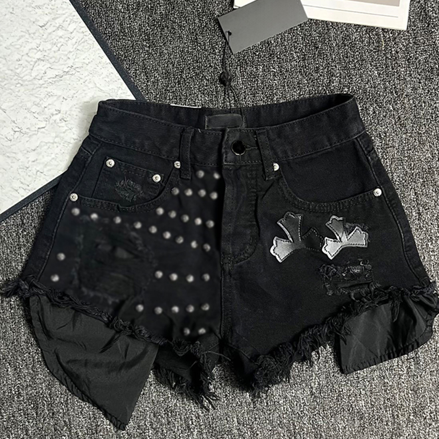 Women Pants Hotty Ladies Letter High Quality Hot Shorts Design Retro Streetwear Casual Sports Summer Jeans XJ260206