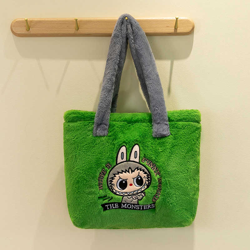 70% off wholesale Labubu Cartoon Backpack Labu Plush Grab hine Doll Playmate Childrens Crossbody Bag Zero Wallet 10A Quality Online