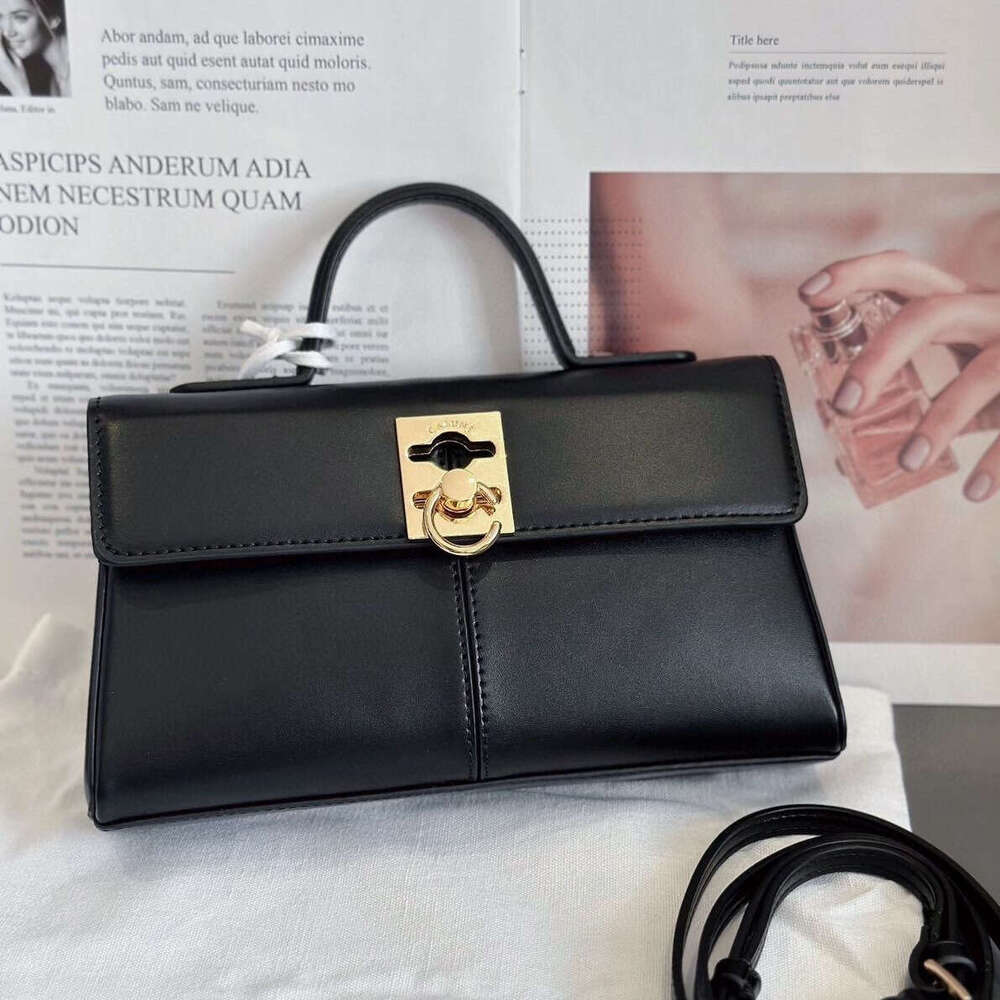 designer bag Light luxury niche leather square cafune small crossbody handbag, portable commuting women's bag, fashionable and versatile