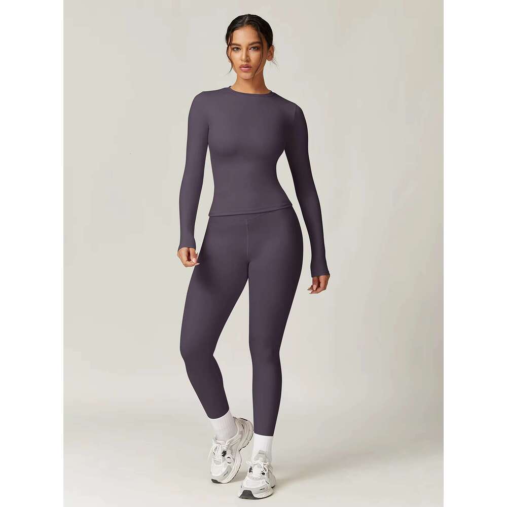 DHessentials Fashionable Autumn Boutique Long Sleeved Sportswear, Jogging Pants Two-piece Set, Leggings Set