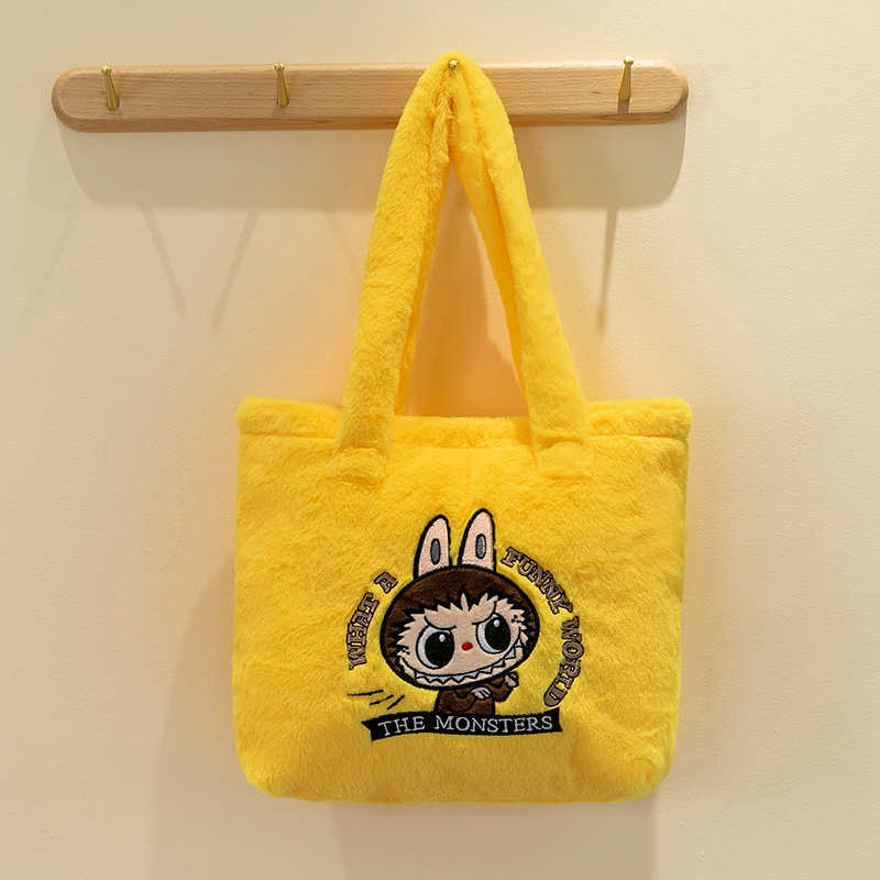 70% off wholesale Labubu Cartoon Backpack Labu Plush Grab hine Doll Playmate Childrens Crossbody Bag Zero Wallet 10A Quality Online