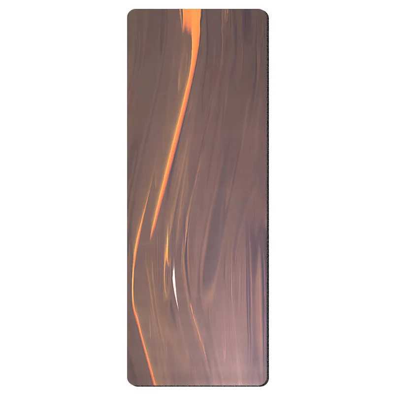 Upgraded and thickened 8mm suede rubber yoga mat with anti slip soft and shock-absorbing properties suitable for home fitness and bad habitsXJ250419