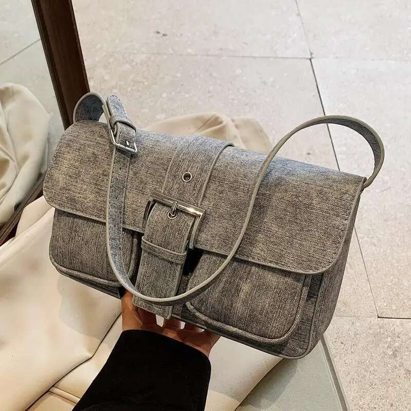 Women's Casual Underarm 2025 Spring New Model, A Small-niche Designed Shoulder and Crossbody Bag, Small Square Handheld Bag