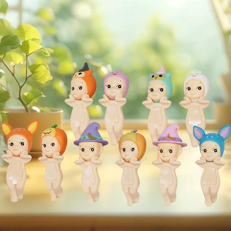 Hippers Blind Box Mystery Box Decorative Mini Figure Halloween Series Dolls Fans Children Christmas Birthday GiftsXJ250509