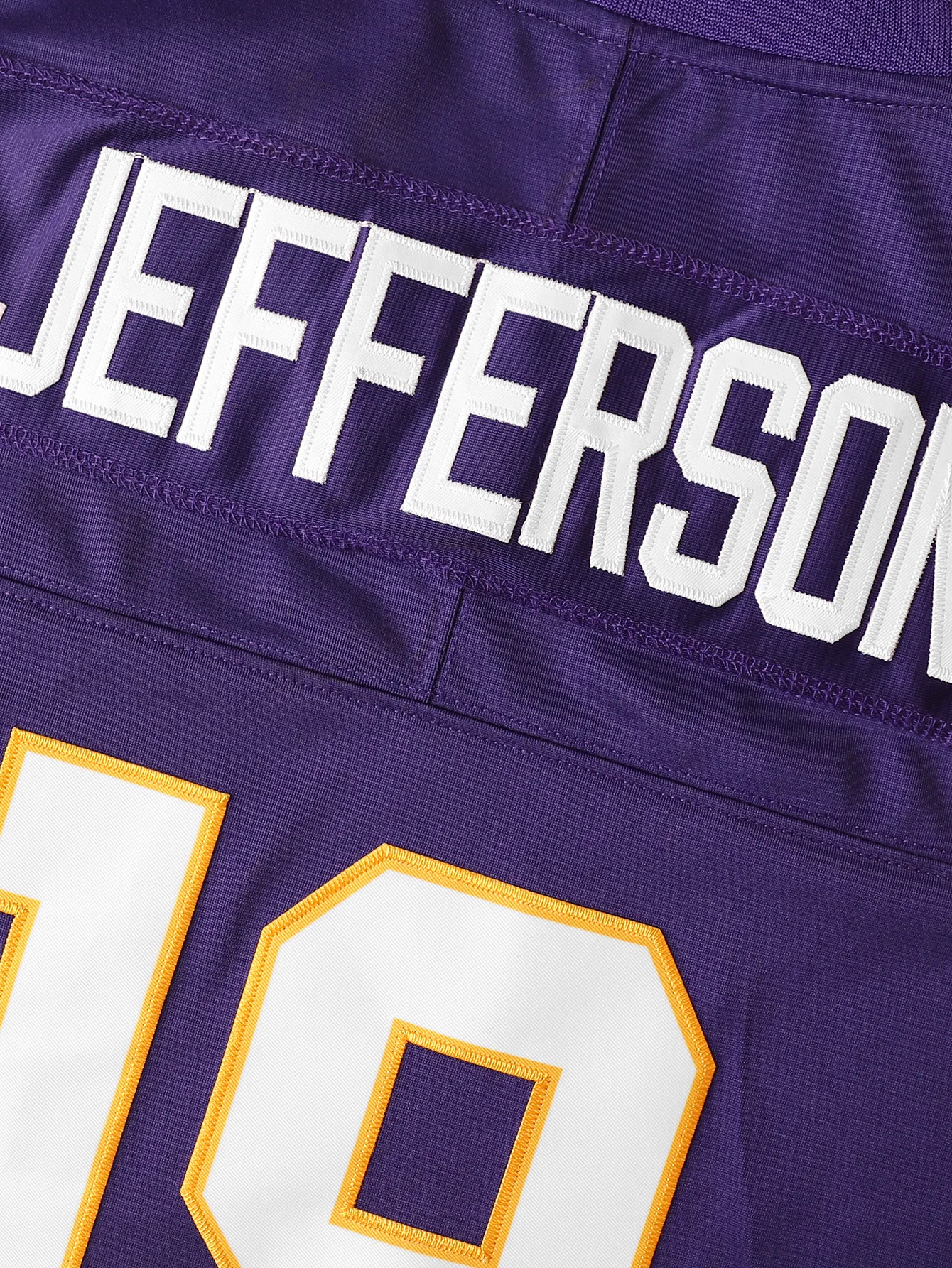 Personalized Custom Football Jersey Jefferson McCarthy Moss Darnold Addison Hockenson Smith Men Women Youth Embroidered Letter Number Design Polyester