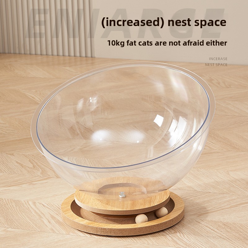 cat tower Shui Mu Sheng Space Capsule Cat Bed Sofa Chair Reclining Plastic Hemisphere Cat Nest