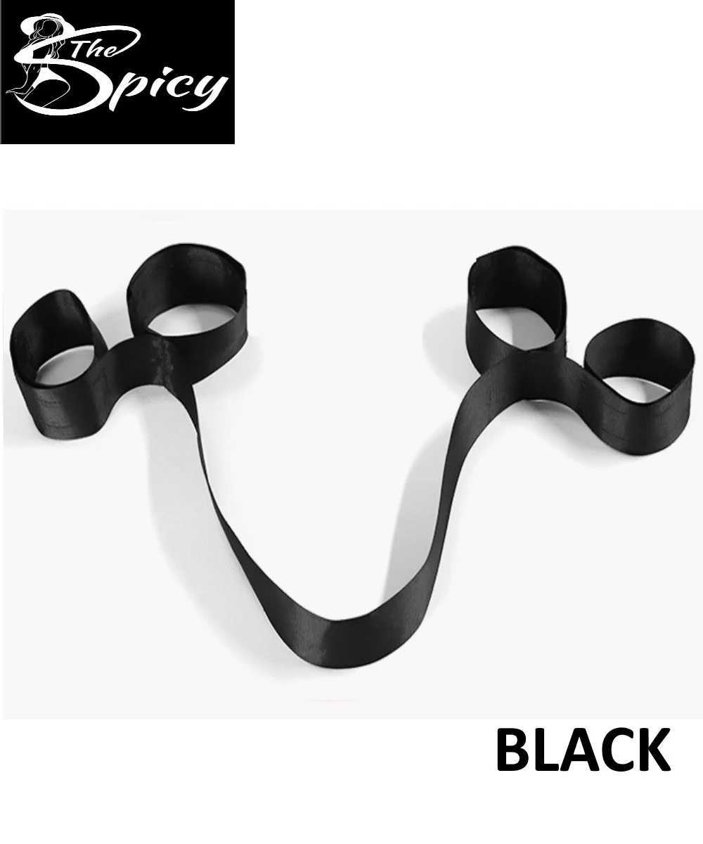 Adjustable Hand Ankle Cuff Bondage Erotic Restraint BDSM Strap Tie For Couples Wrist Handcuff Bandage SM Adult Sex Toys W250509