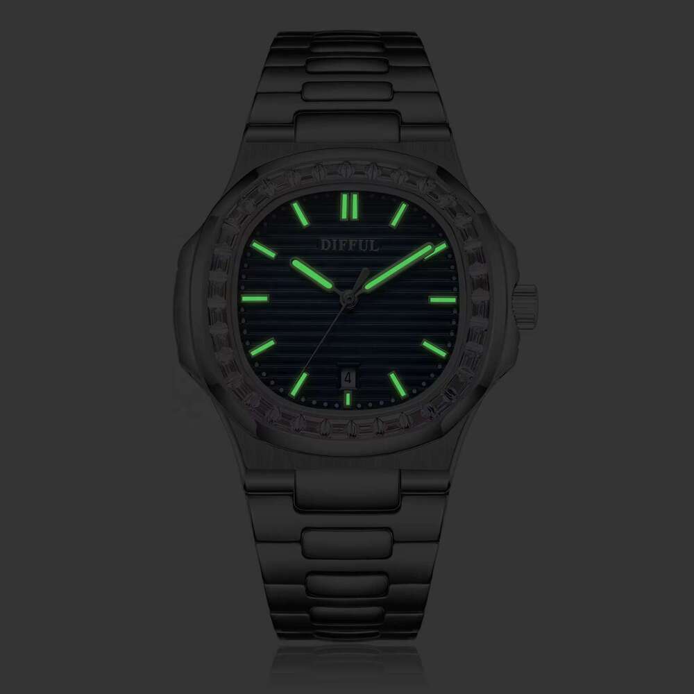 DHCollections Stainless Steel Quartz Watch 41mm Dial for Men