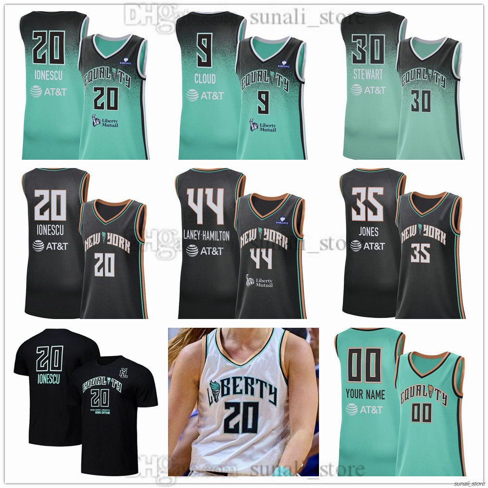 2025 Women New York Liberty Basketball Jersey 23 Marine Johannes 31 Leaonna Odom Adja Kane Annika Soltau 21 Isabelle Harrison 22 Kennedy Burke 8 Nyara Sabally Printed