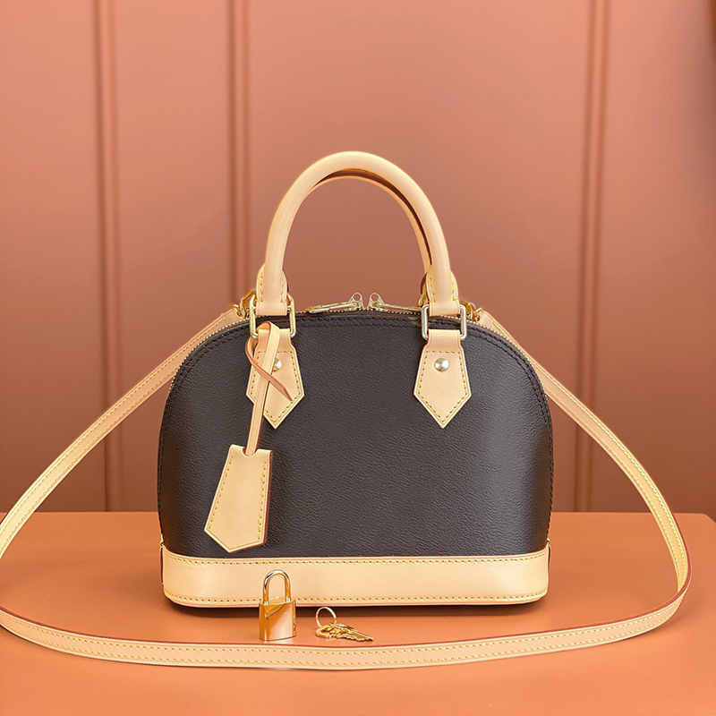 Exact Mirror Quality Shell Bag Designer Crossbody Bag Canvas Shoulder Bag Women Handbag With Gift Box LA02B1