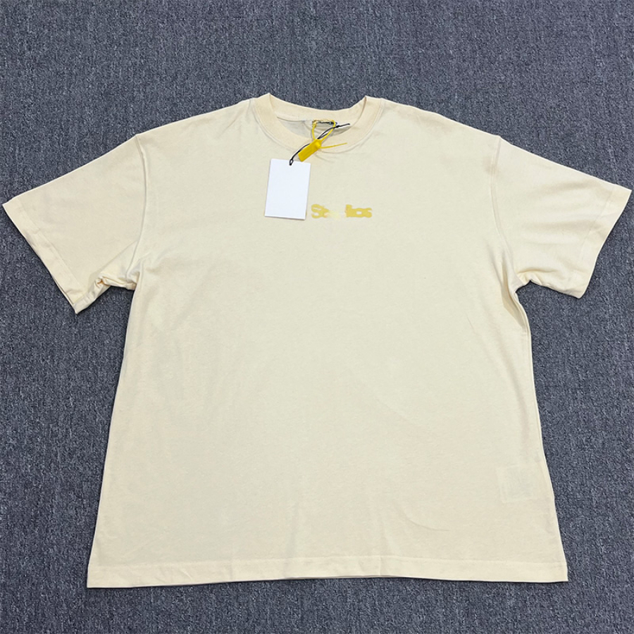 2025 Summer Men's Tshirt Lettering T-shirt Hip Hop Street Short Sleeve Tee Casual Couple Tops Men Women