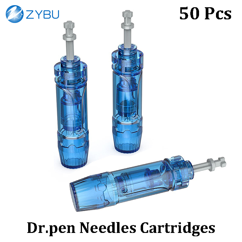 50Pcs Dr.pen M8S A8S A9 A11 Needles Original Cartridges Derma Pen Replacement Micro Needling Disposable Heads MTS Tips 12Pin 18 Pins 24Pins 36 Pin 42 