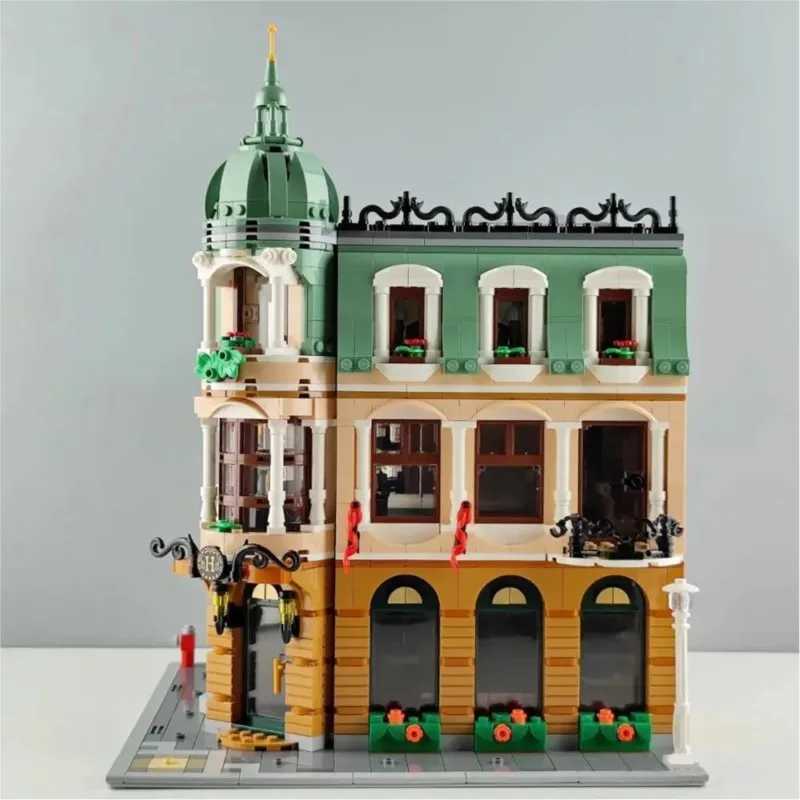 10297 Building Blocks Creative Expert Boutique Hotel Model Modular Houses Bricks Kids Toys for Children Adults Gifts Brinquedos X250509