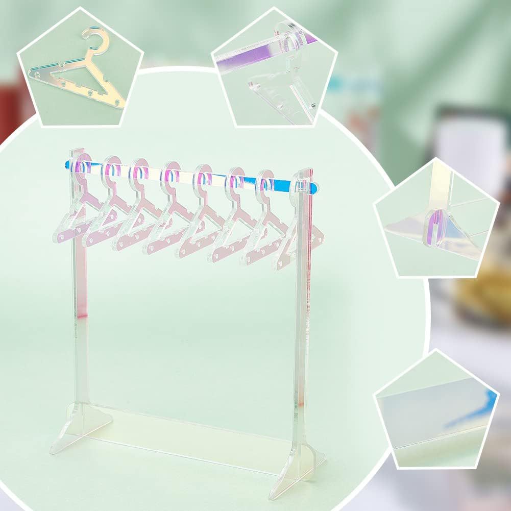Elegant Multi-functional Acrylic Jewelry Rack: Ideal for Storing Earrings and Necklaces