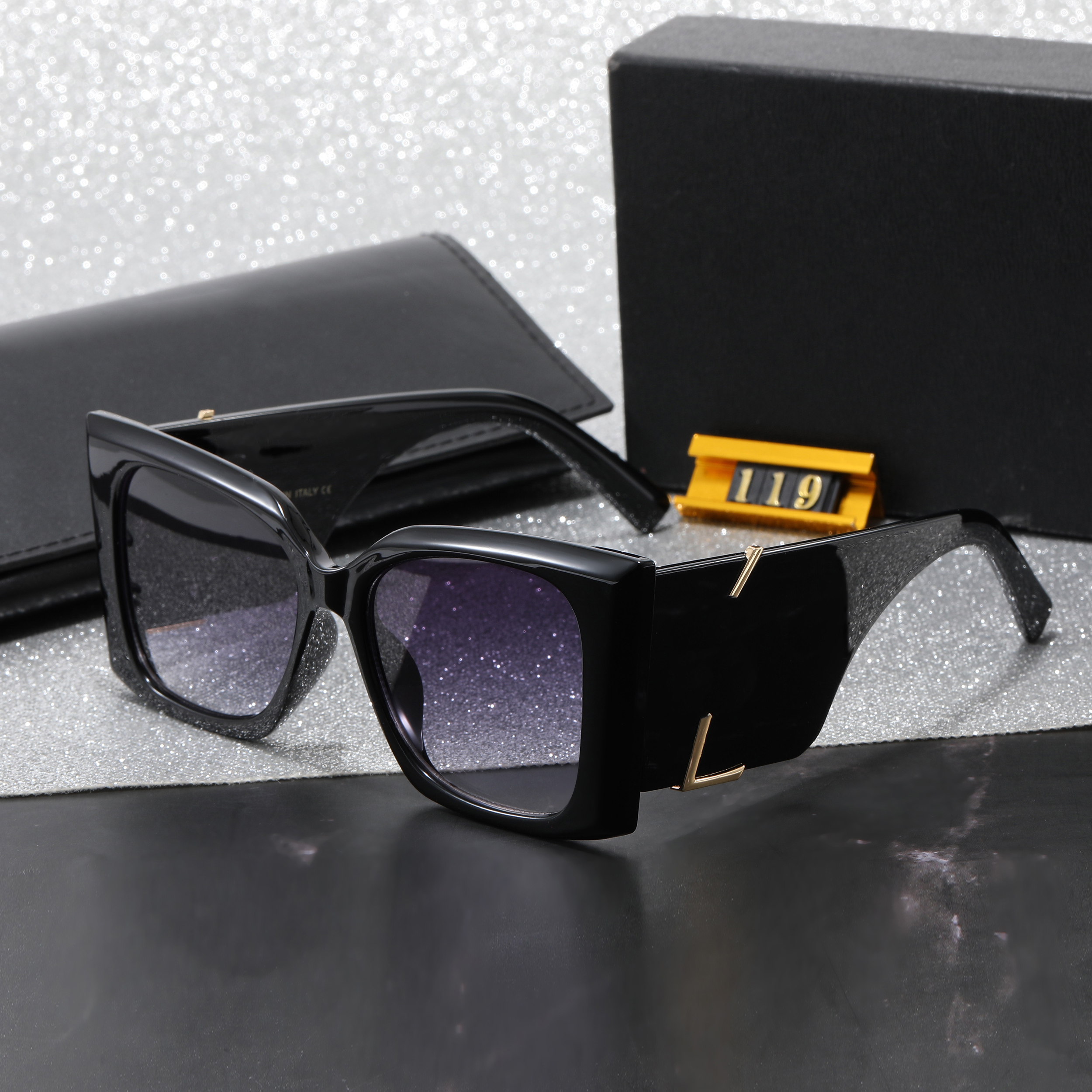 for women large frame Designer sunglasses luxury men Travel trend Beach shading UV protection polarized glasses with box gift nice