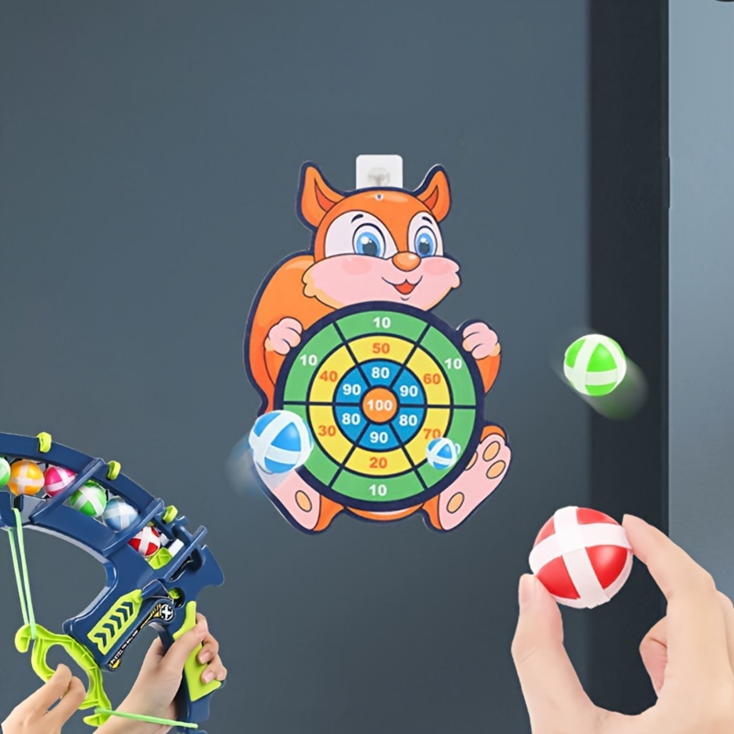 Red Fox Sticky Target Ball Set with Multiple Play Modes - Safe, Durable, and Fun for Parties and Family Gatherings