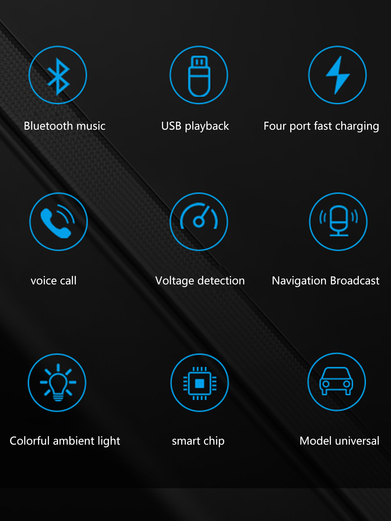 Car Bluetooth MP3 Player, Hands-free Calling with Voice Announcement, PD Fast Charging USB Flash Drive