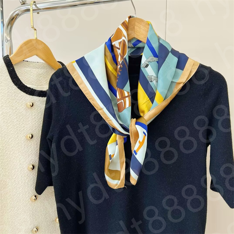 Silk scarf Fashion scarf designers men scarf designers scarf for women head scarf luxury scarf Headband Shawl Wrap Size 70-70 cm