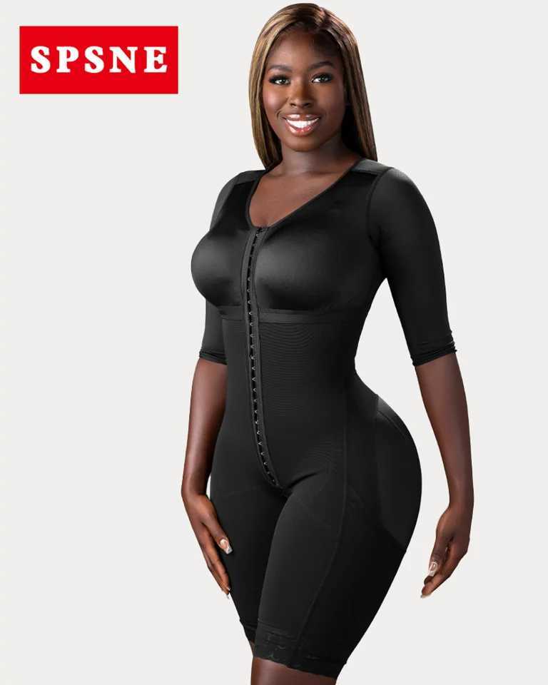 Post-Surgery Fajas Colombianas | Full Body Waist Shrinking Technology 3 Compression Hook Levels Surgery Results Girdle W250509