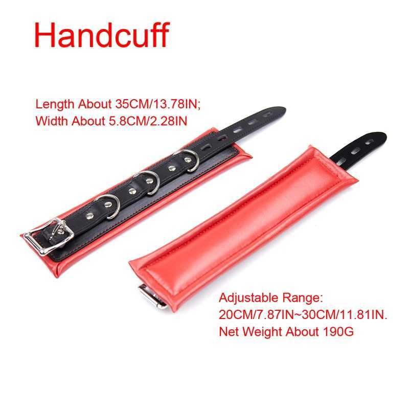 Leather Handcuffs Ankle Cuffs Bdsm Sex Toys For Men Women Adult Games Bondage Restraints For Couples Sexy Accessories W250509