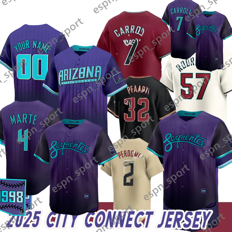 Corbin Carroll Diamondbacks 2025 City Connect Baseabll Jersey Josh Naylor Mens Womens Kids Lourdes Gurriel Jr. Alek Thomas Ketel Marte Eugenio Suarez Zac Gallen