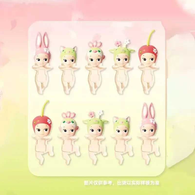 New Cherry Blossom Series Blind Box Anime Mini-Character Desktop Decorations For Girls Christmas GiftsXJ250509