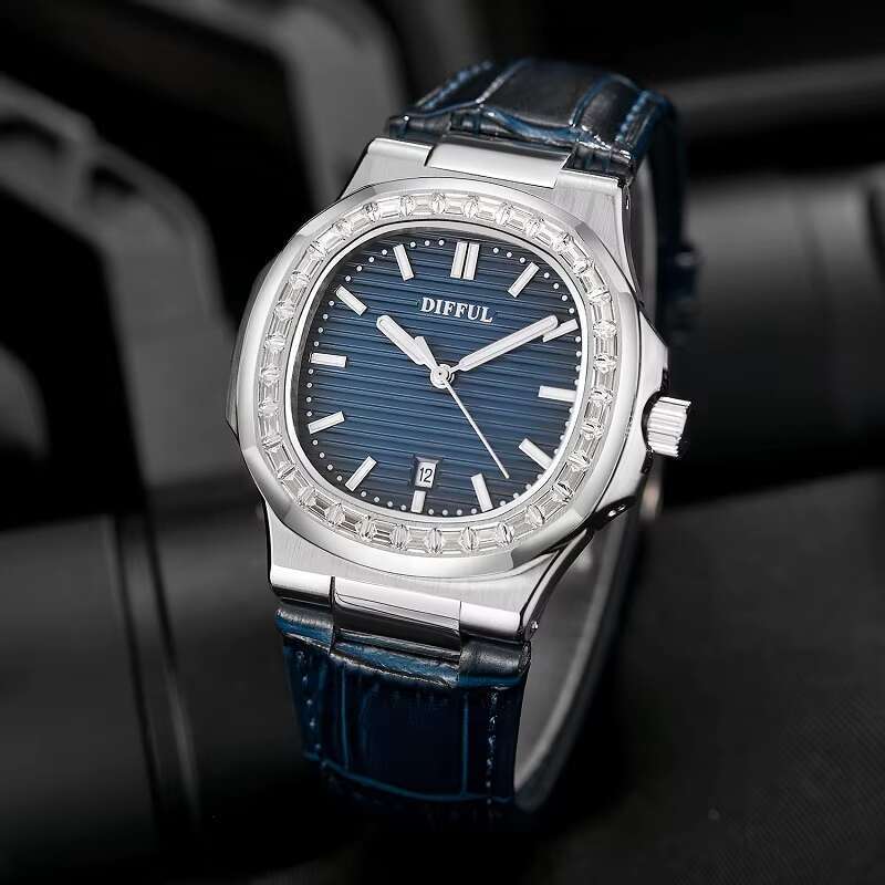 DHCollections Stainless Steel Quartz Watch 41mm Dial for Men