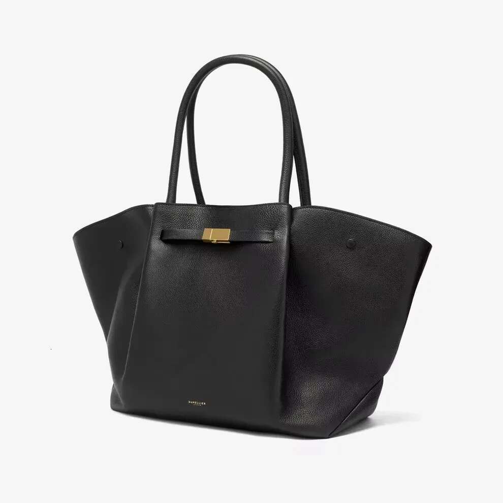 2025 New Fashion Women Shoulder High Quality Black PU Ladies Tote Large Capacity Casual Retro Crossbody Bag