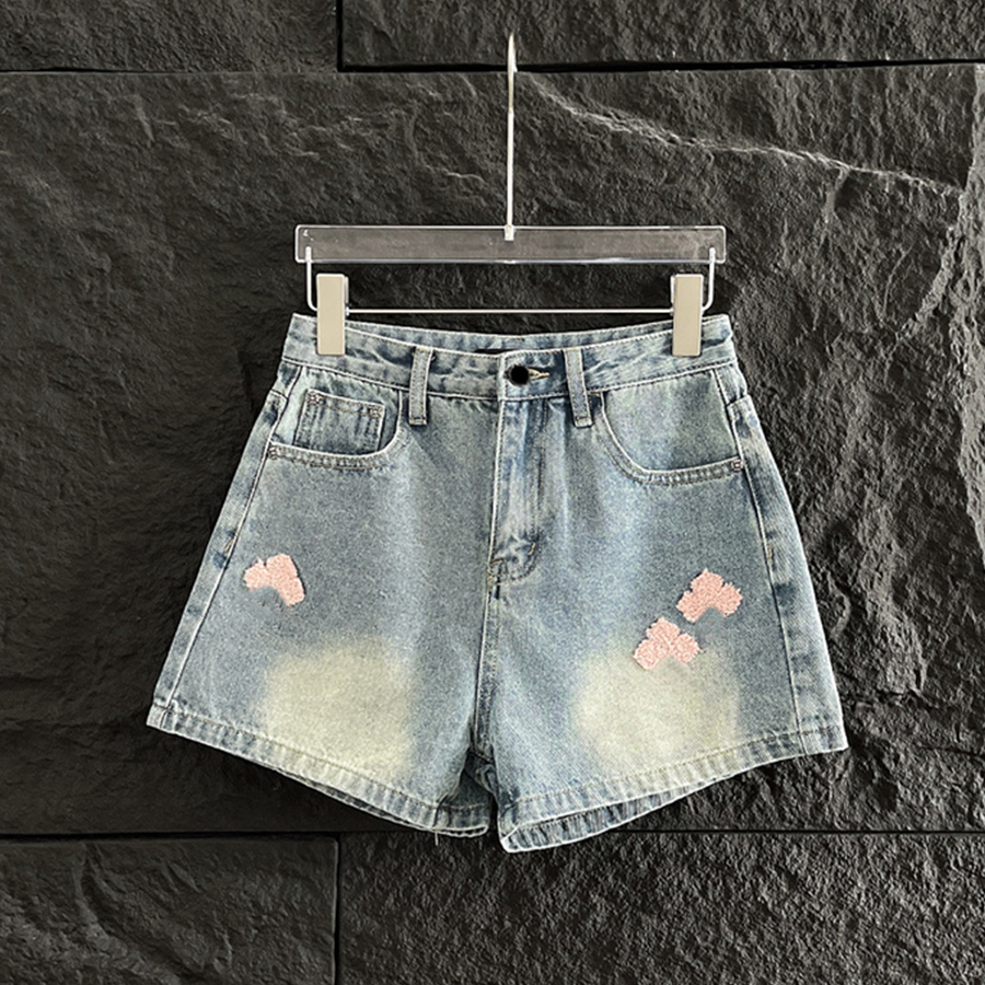 Women Pants Hotty Ladies Letter High Quality Hot Shorts Design Retro Streetwear Casual Sports Summer Jeans XJ260206