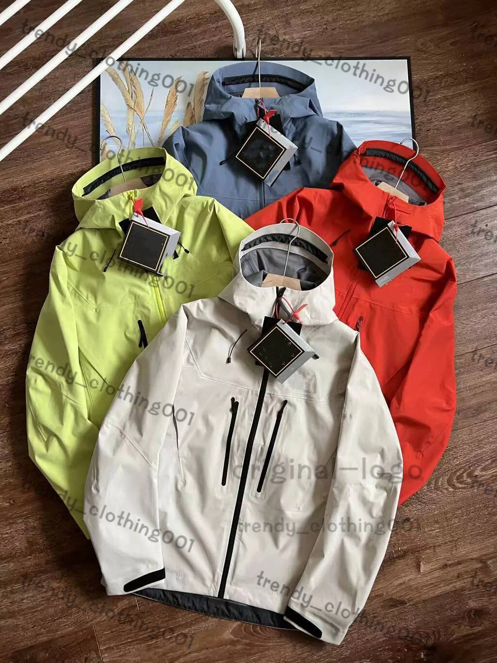 Designer arctwryx jacket Stormtrooper waterproof jacket Zipper Black Pink Green outdoor casual waterproof assault arcterixs jacket quality size S-2XL f63