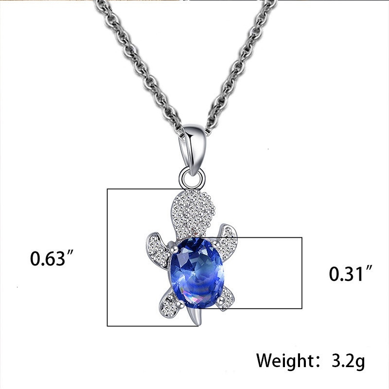 Xinghe Fashion Turtle Earrings Necklace Set for Women's Niche Design Animal Jewelry