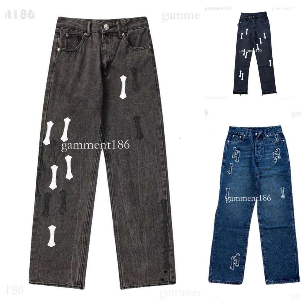 Designer legging Men's Slim Fit Jeans CH Women's Yoga Pants Slim Fit Trousers Black Printed Jeans Men's Loose Fit Jeans Men's High