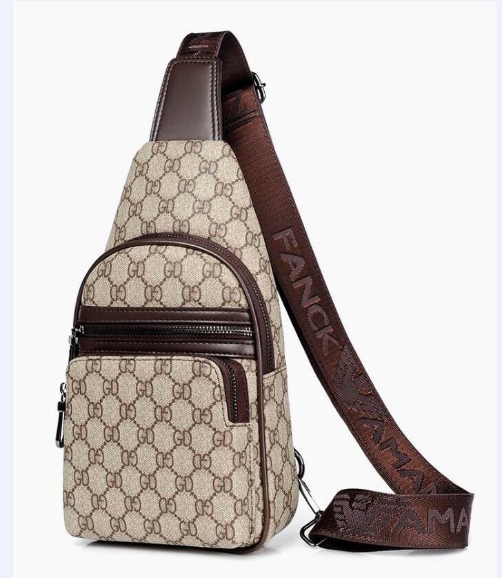 Bumbag Designer Waist Bag Fanny pack Avenue Brown Flower Mens Bags pu Leather Crossbody Purses Messenger Men Leather Handbag